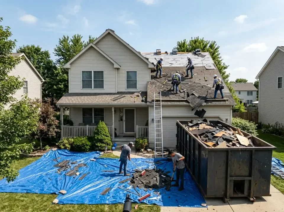 roof-replacement-debris-remova-004 — frequently asked questions, Cheapest Dumpster Rentals in Goshen, IN